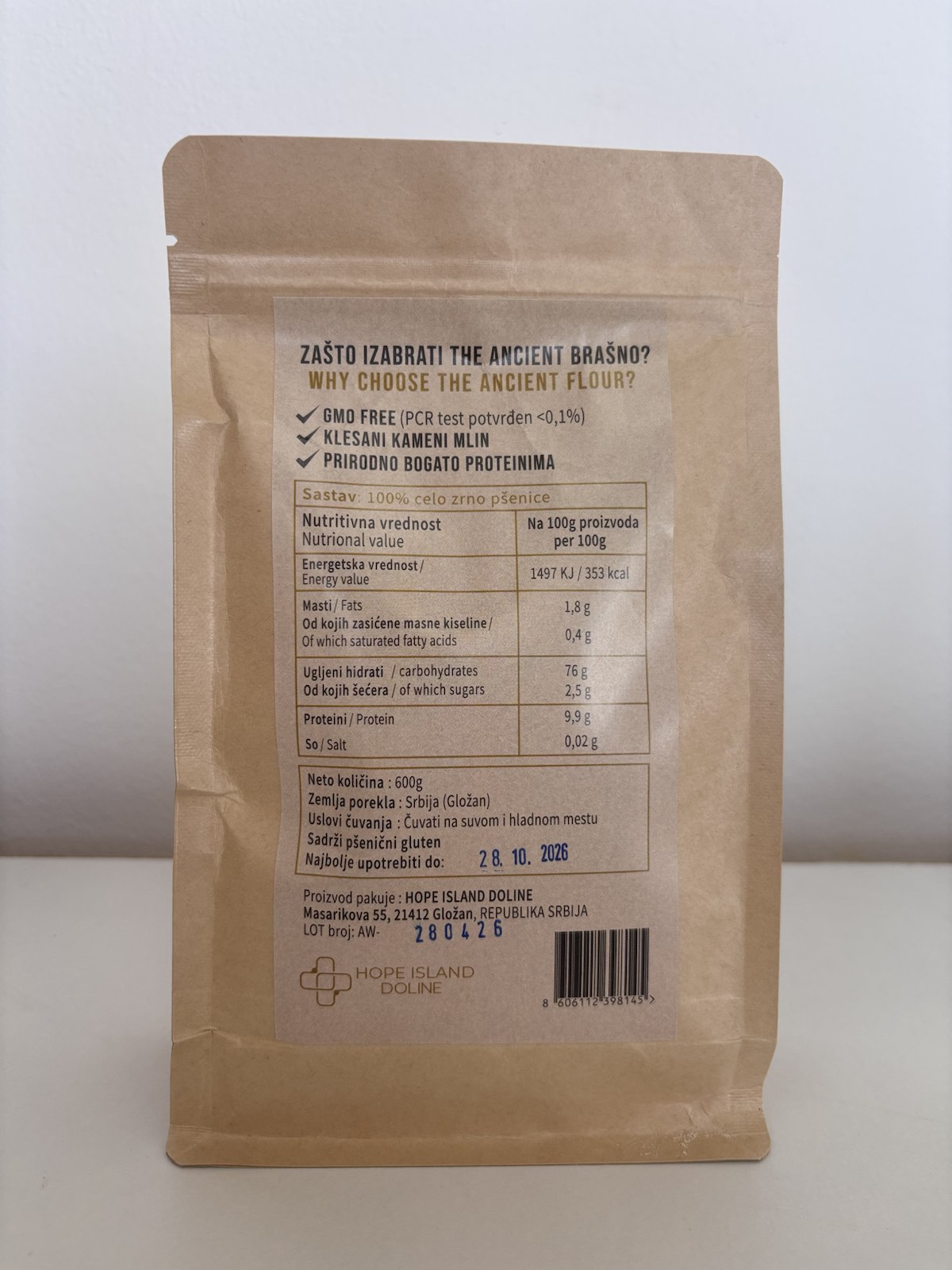 The Ancient Whole Wheat 600g